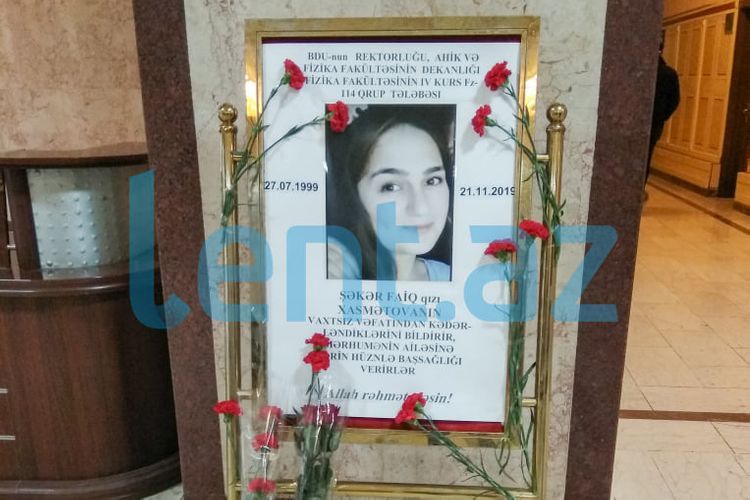 BDU-nun zəhərlənərək ölən tələbəsinin nişanlısına son zəngi: "Öz kəndlərində..."