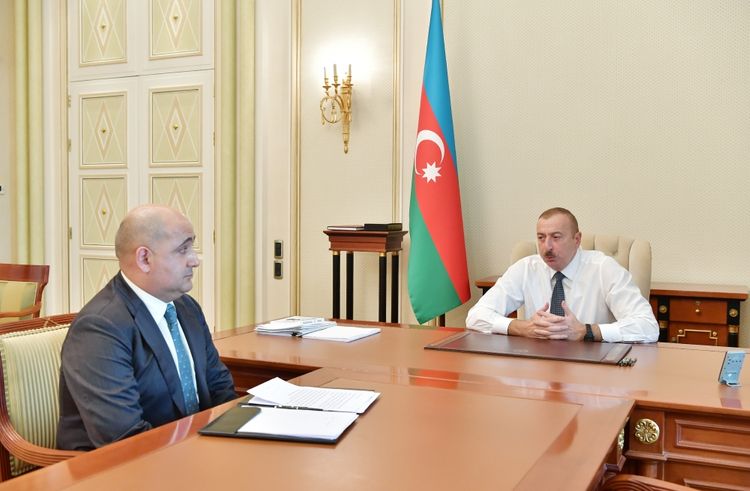 İlham Əliyev  Dövlət Neft Fondunun yeni icraçı direktorunu qəbul etdi