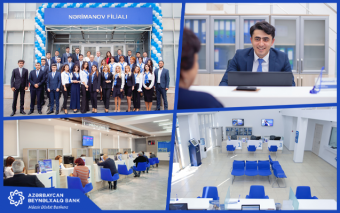 <font color=red>® </font>Azərbaycan Beynəlxalq Bankı Nərimanov filialını və Qax şöbəsini yenidən qurub