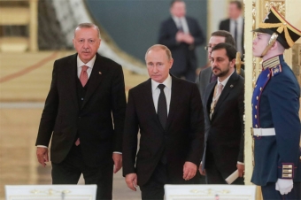 Suriyanın müzakirə edildiyi telefon danışığı zamanı Putin Ərdoğanı Moskvaya səfərə dəvət edib