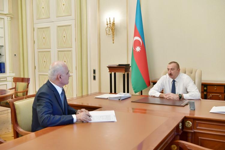 İlham Əliyev Şahin Mustafayevi yeni vəzifəyə təyin olunması ilə bağlı qəbul edib - YENİLƏNİB