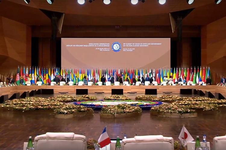 Bakıda Qoşulmama Hərəkatına üzv ölkələrin Sammiti başladı - YENİLƏNİB