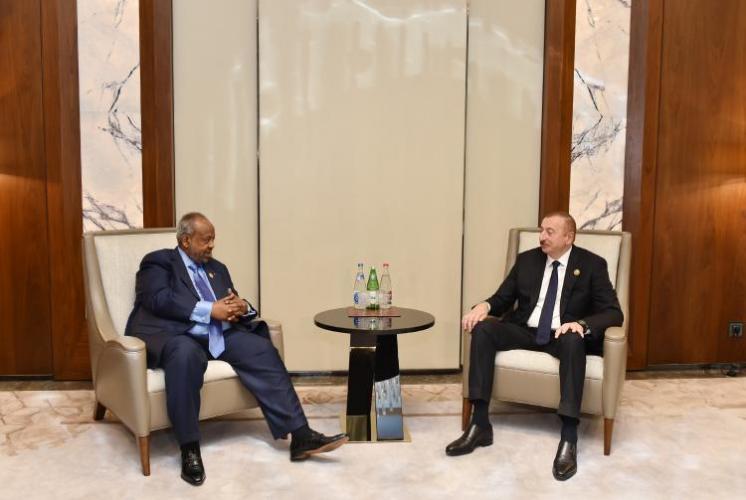 İlham Əliyev Cibutinin Prezidenti ilə görüşdü