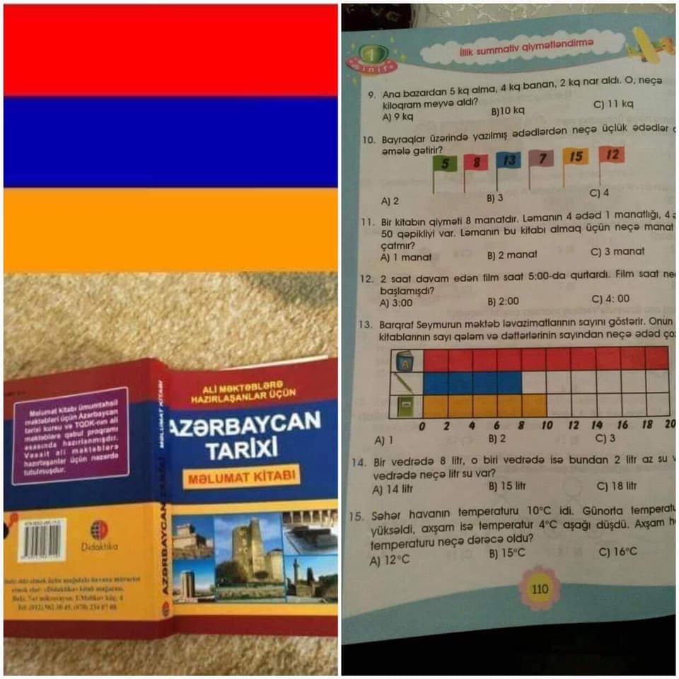 Dərsliklərdəki Ermənistan bayraqları: "Cəmiyyətə zərbə vurur" - <span style="color:red;">DEPUTAT