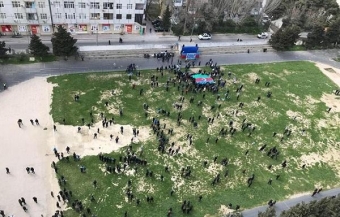 "Məhsul" stadionunda  təmir başladı 