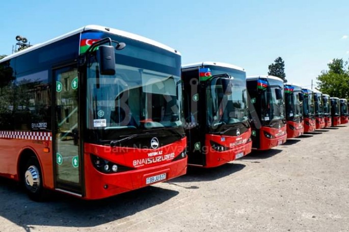 Yeni avtobuslar xəttə buraxılır: istiqamətlər <span style="color:red;">AÇIQLANDI