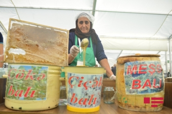 Bakıda bal yarmarkası başladı - FOTOLENT