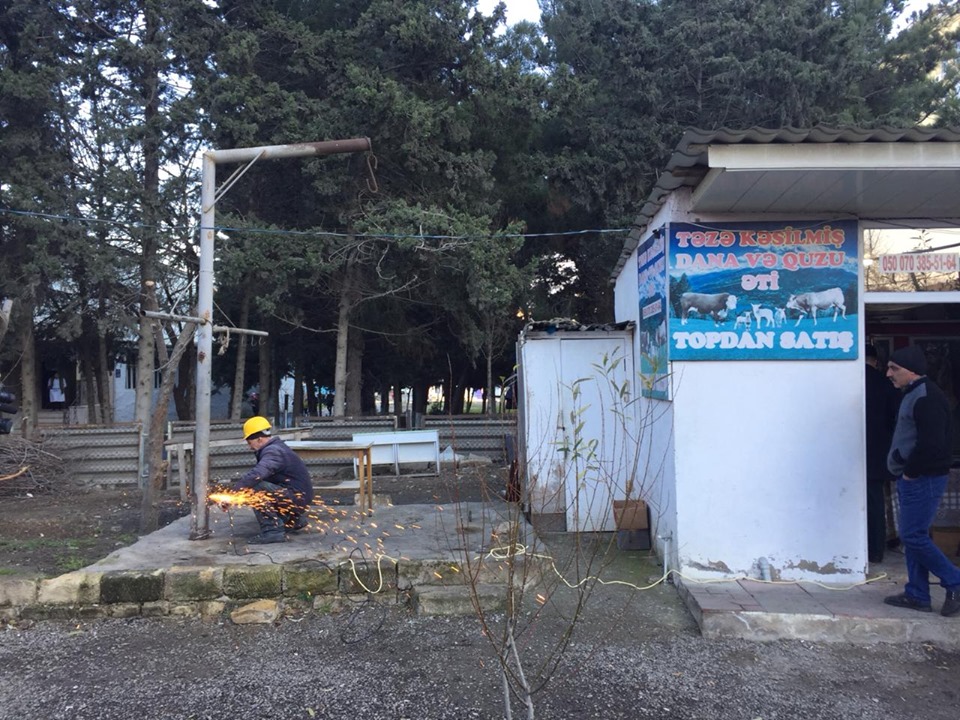 Daha bir qanunsuz heyvan kəsiminin qarşısı alındı - <span style="color:red;">FOTOLENT