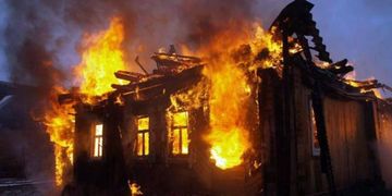 Azərbaycanda ferma yandı