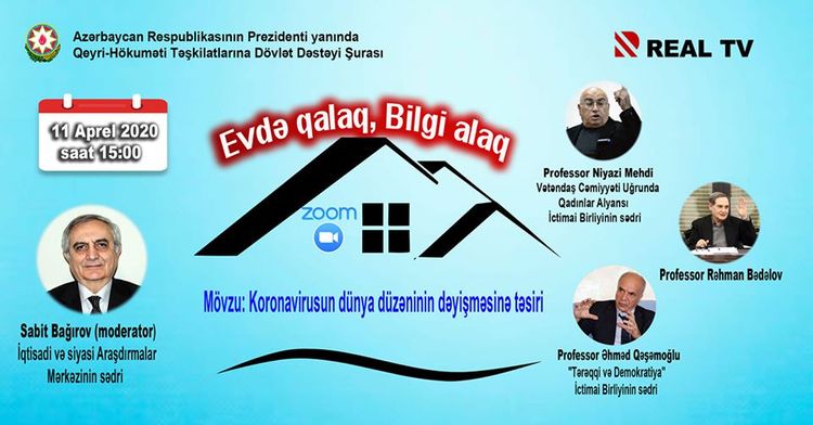 QHT Şurası ilə REAL TV-nin koronavirusla bağlı növbəti maarifləndirmə kampaniyası sabah olacaq