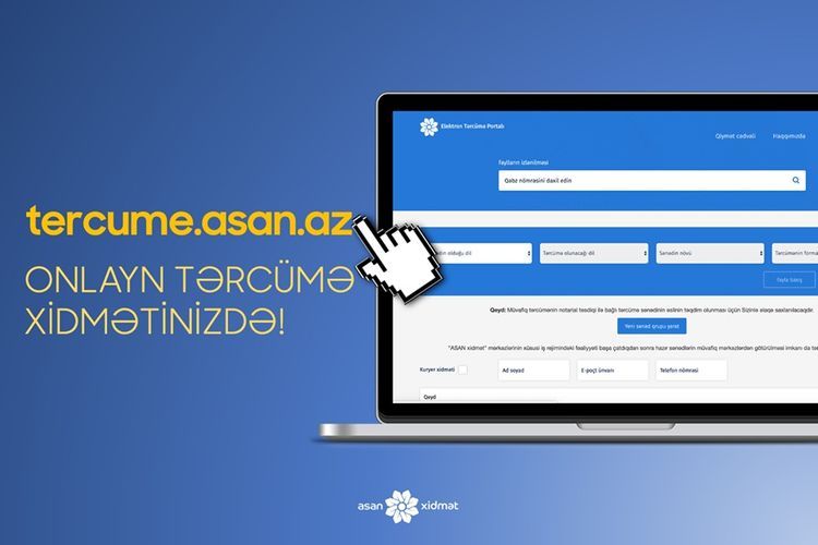 Azərbaycanda tercume.asan.az onlayn tərcümə saytı fəaliyyətə başlayır