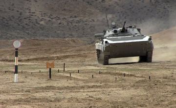 Ordunun zirehli texnikaları da təlimlərə qoşuldu - FOTO - VİDEO