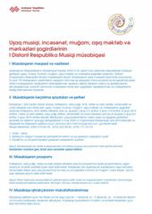 Birinci Distant Respublika Musiqi müsabiqəsi elan edildi