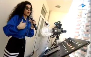 Bu gün eyvana Səmra Rəhimli çıxdı - VİDEO