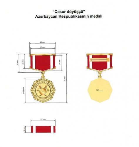 “Cəsur döyüşçü” medalının Əsasnaməsi təsdiqləndi