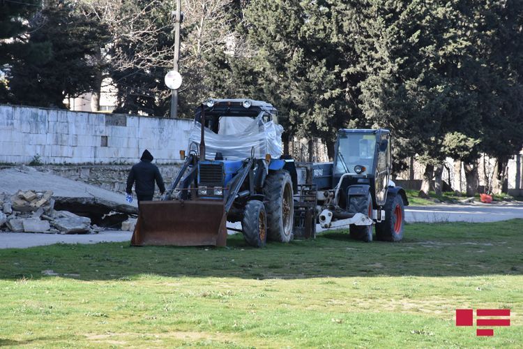 “Məhsul” stadionu sökülür, yerində...  - FOTOLENT