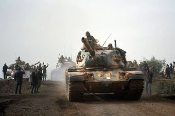 Türkiyə ordusu Suriya rejiminin 101 mövqeyini zərərsizləşdirib