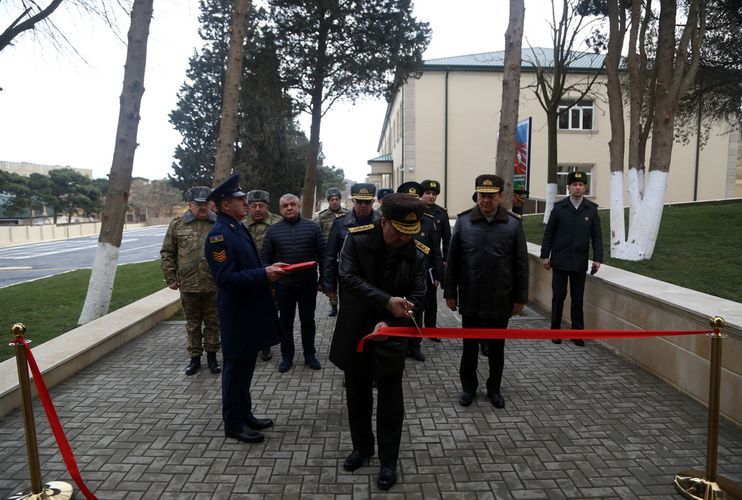 Hərbi Hava Qüvvələrinin hərbi hissəsində yeni obyektlər istifadəyə verildi