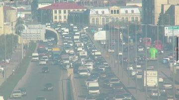 Bakıda qəza tıxac yaratdı 