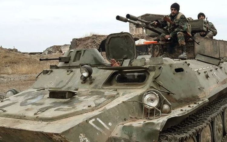 Suriyada terrorçuların hücumu zamanı 1 zabit öldürülüb