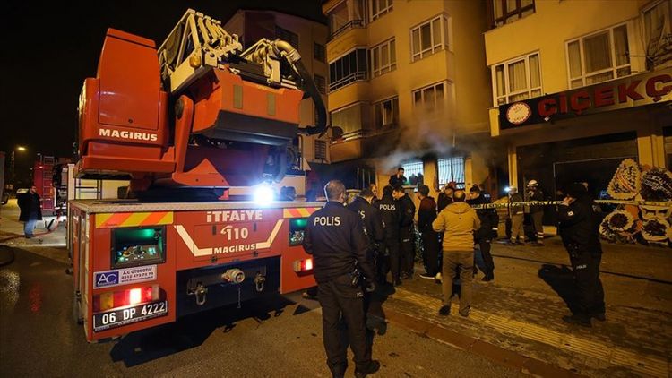 Ankarada yanğın ağır faciəyə səbəb oldu
