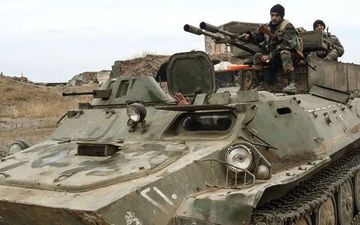 Suriyada terrorçuların hücumu zamanı 1 zabit öldürülüb