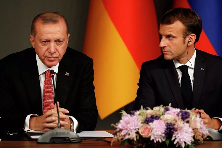 Ərdoğan və Makron Yaxın Şərqdəki vəziyyəti müzakirə ediblər