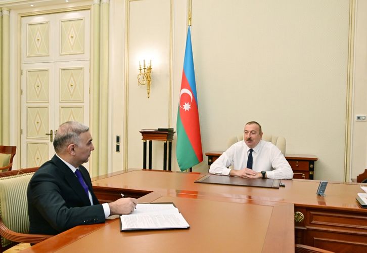 İlham Əliyev “Azərişıq”ın yeni sədrini qəbul etdi