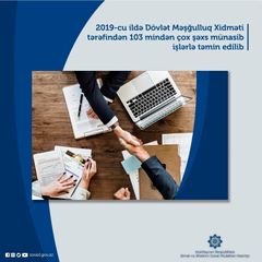 Ötən il 103 mindən çox adam işlə təmin edilib - RƏSMİ