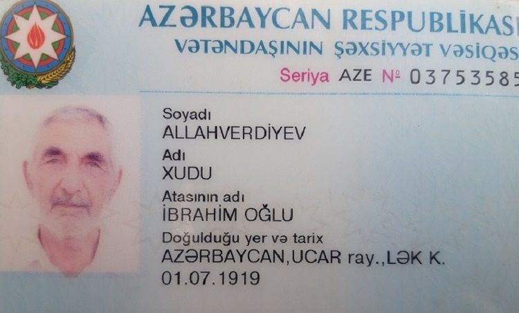 Azərbaycanda 101 yaşlı müharibə iştirakçısı vəfat etdi