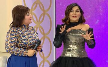 Küsülü sənətçilər efirdə barışdı - FOTO
