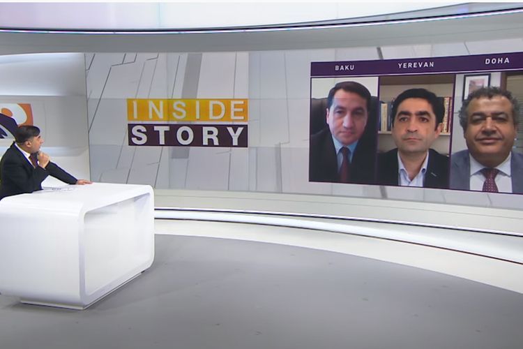 Hikmət Hacıyev “Aljazeera” kanalında Paşinyanın sabiq müşaviri ilə debata çıxıb