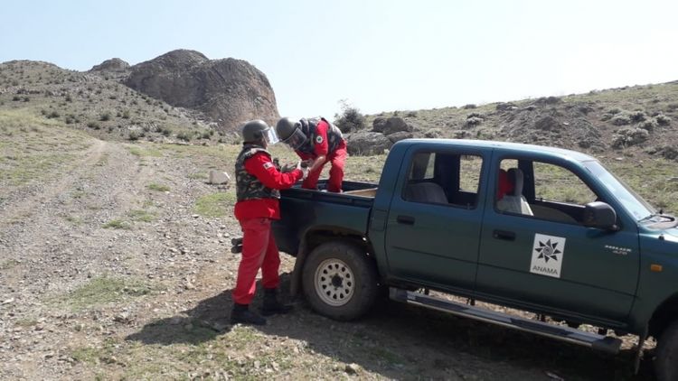 Ermənilərin Tovuza atdığı mərmilər zərərsizləşdirildi - FOTO