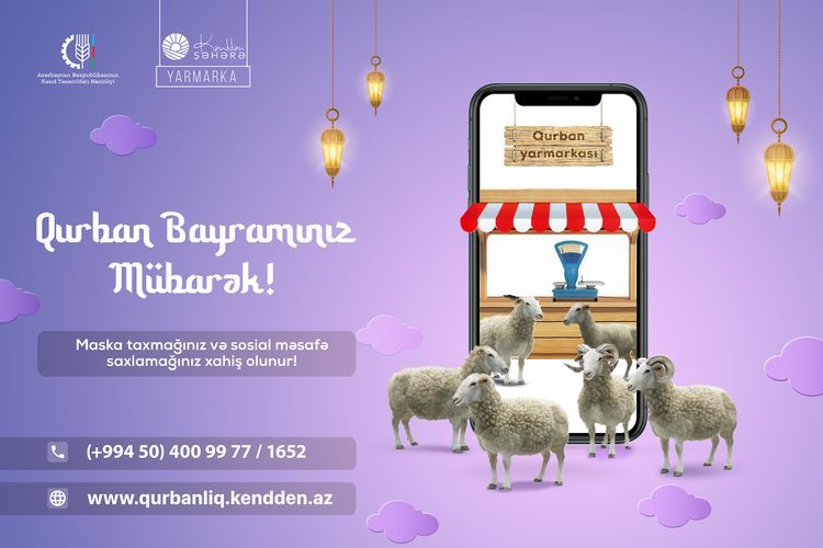 Qurban bayramı ilə əlaqədar onlayn satış yarmarkası təşkil olunacaq