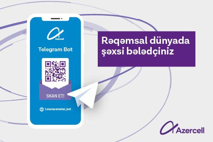 <font color=red>®</font> Azercell “Telegram Bot” - rəqəmsal dünyada yeni bələdçiniz!