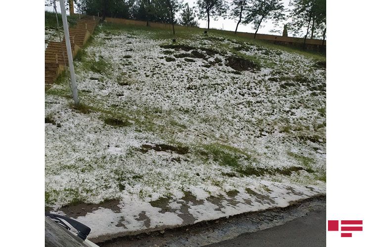 İyun ayında Azərbaycanın bu bölgəsinə qar yağdı - FOTO