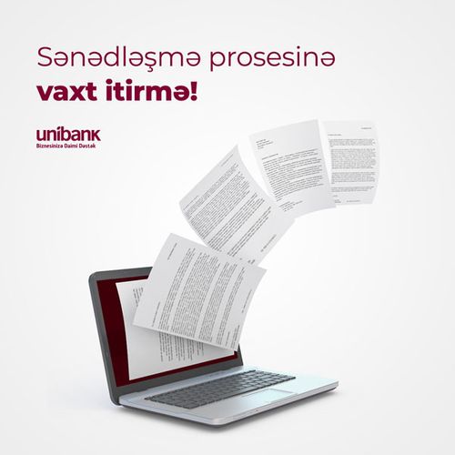 <font color=red>®</font> Unibank biznes sahiblərinə kredit xəttindən banka gəlmədən  istifadə imkanı yaradıb