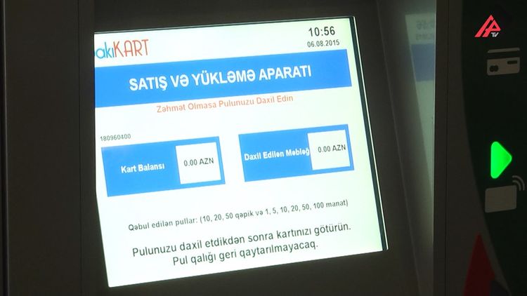 “BakıKart”a onlayn ödəniş edə biləcəksiniz - VAXT AÇIQLANDI