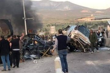 Suriyada baş vermiş avtoqəza zamanı azı 30 nəfər ölüb