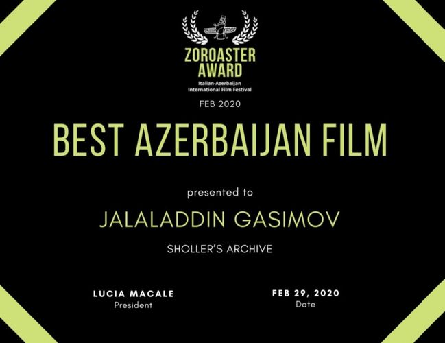 İki Azərbaycan filmi beynəlxalq mükafat aldı  