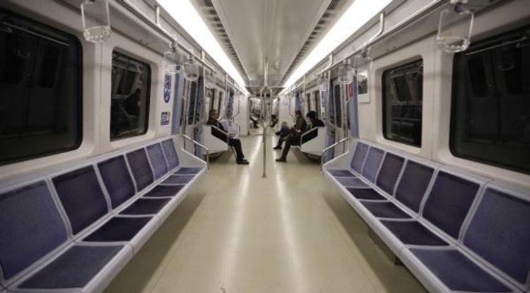 Koronavirus Ankara metrosuna belə təsir etdi  - FOTO