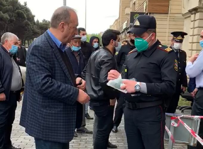 Polis Sabunçu rayonunda aksiya keçirdi - VİDEO