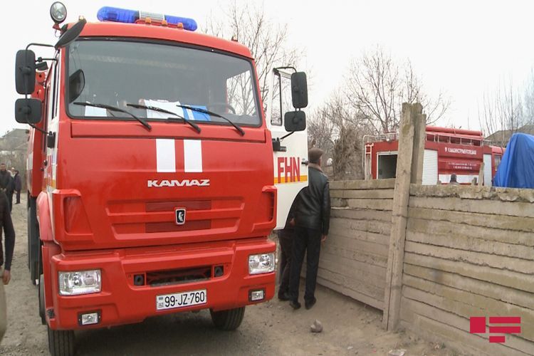 İstirahət mərkəzində yanğın olub