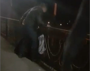 Özünü çaya atıb öldürmək istədi - VİDEO