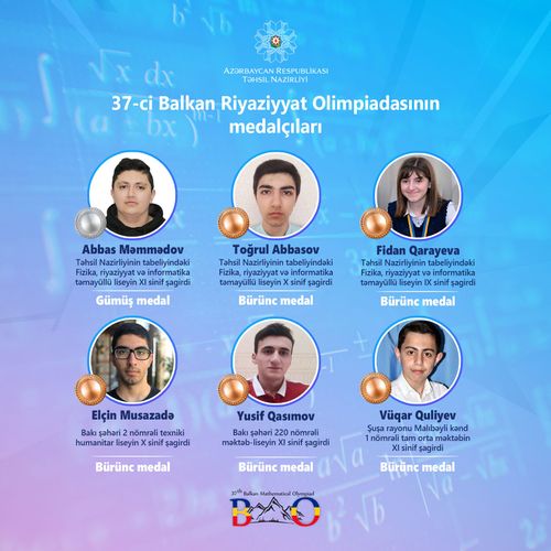 Məktəblilərimiz Ruminiyadakı olimpiadada qalib oldular