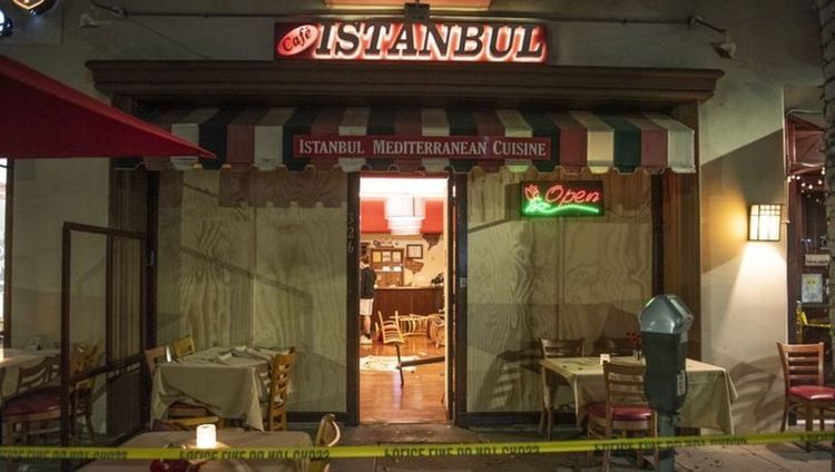 Ermənilər ABŞ-da türk restoranına hücum etdi