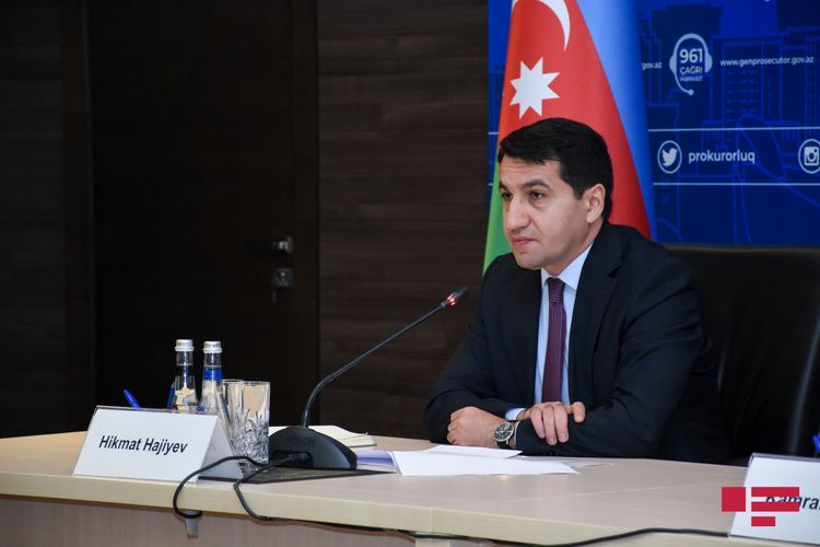 Hikmət Hacıyev: "Ermənistanın işğalı altında olan Azərbaycan torpaqlarında dağıntıların miqyası ağlasığmazdır" - VİDEO