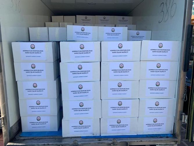 XİN Tərtər və Bərdə rayonlarında yerləşən 500 ailəyə humanitar yardım göstərdi
