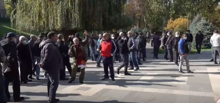 Yerevanda etiraz aksiyası keçirilir