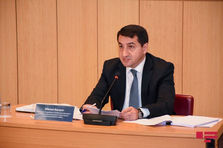"Fransa ermənilərdən daha çox erməni olmağa cəhd göstərir" - Hikmət Hacıyev
